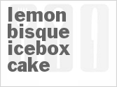 recipe for lemon bisque icebox cake