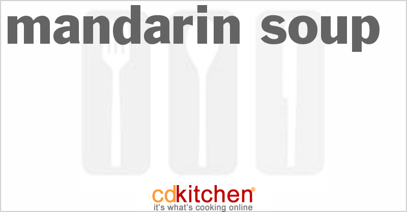 Mandarin Soup - CDKitchen.com