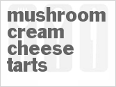recipe for mushroom cream cheese tarts
