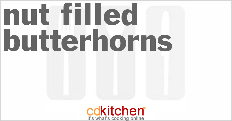 Nut-Filled Butterhorns - CDKitchen.com