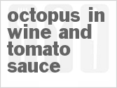 recipe for octopus in wine and tomato sauce