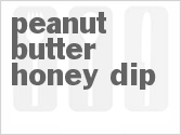 recipe for peanut butter honey dip