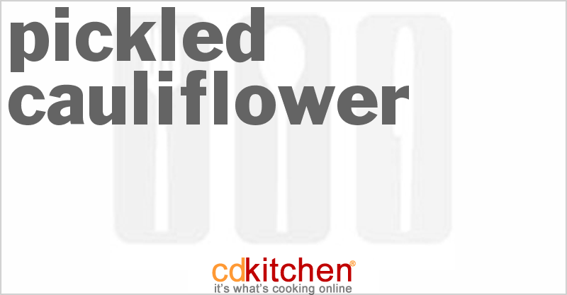 Pickled Cauliflower - CDKitchen.com