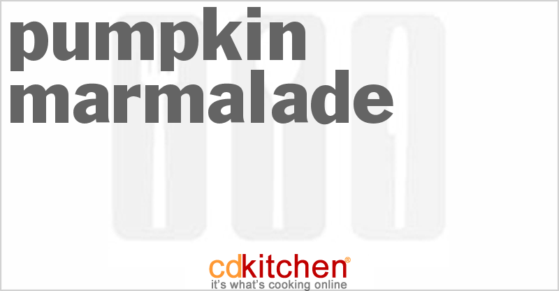 Pumpkin Marmalade - CDKitchen.com