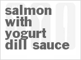 recipe for salmon with yogurt-dill sauce
