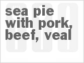 recipe for slow cooker sea-pie with pork, beef, veal