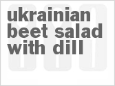 recipe for ukrainian beet salad with dill