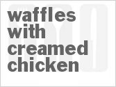 recipe for waffles with creamed chicken
