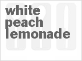 recipe for white peach lemonade
