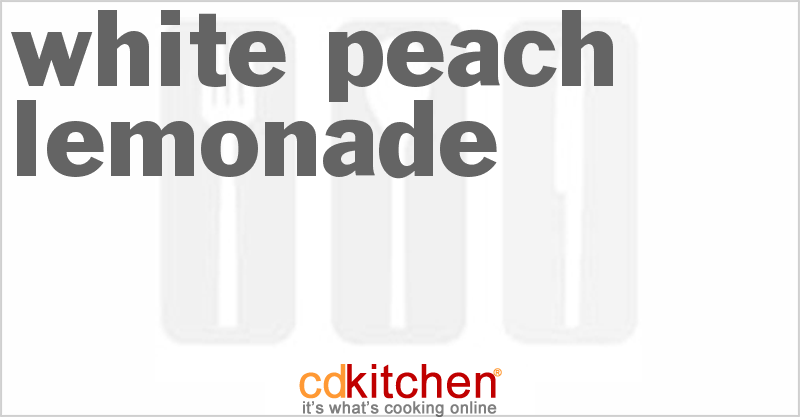 White Peach Lemonade - CDKitchen.com