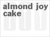recipe for almond joy cake
