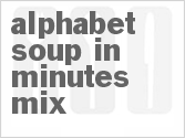 recipe for alphabet soup in minutes mix