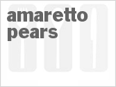 recipe for amaretto pears