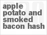 recipe for apple potato and smoked bacon hash
