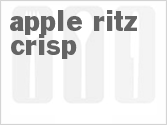 recipe for apple-ritz crisp
