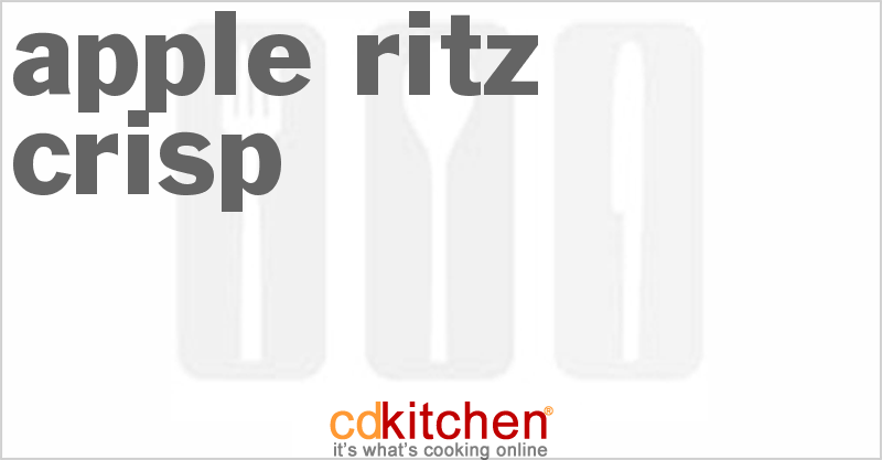 Apple-Ritz Crisp - CDKitchen.com