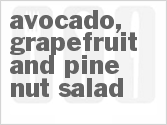 recipe for avocado, grapefruit and pine nut salad