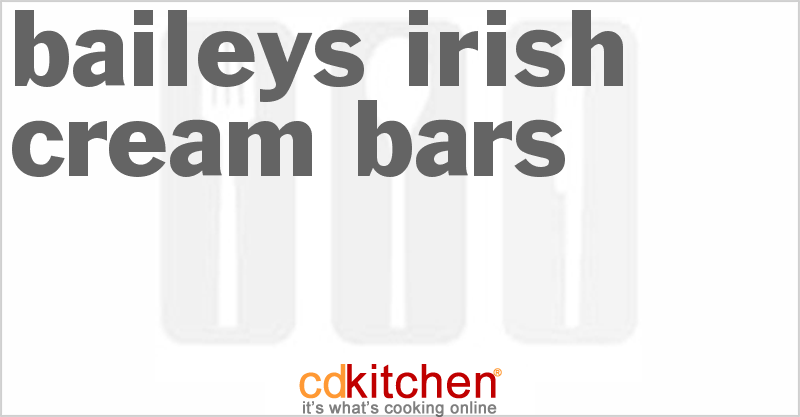 Baileys Irish Cream Bars - CDKitchen.com