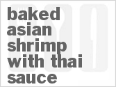 recipe for baked asian shrimp with thai sauce