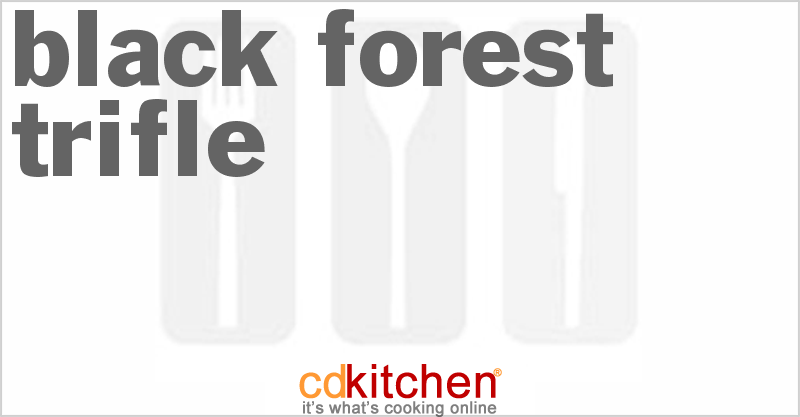 Black Forest Trifle - CDKitchen.com