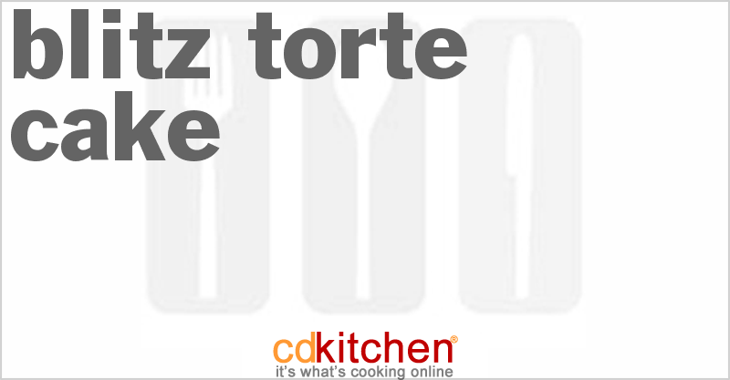 Blitz Torte Cake - CDKitchen.com