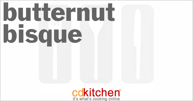 Butternut Bisque - CDKitchen.com