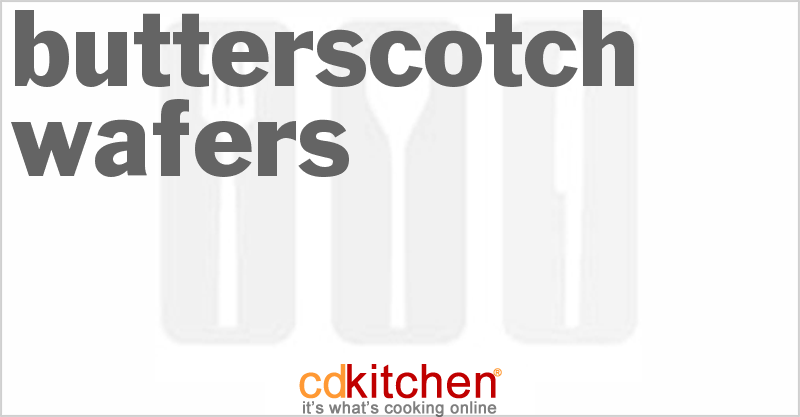 Butterscotch Wafers - CDKitchen.com