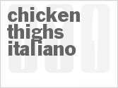 recipe for chicken thighs italiano