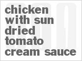 recipe for chicken with sun dried tomato cream sauce