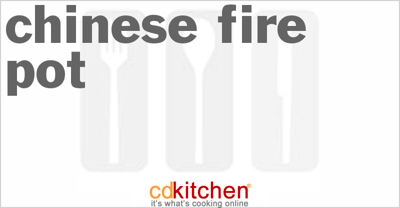 Chinese Fire Pot - CDKitchen.com