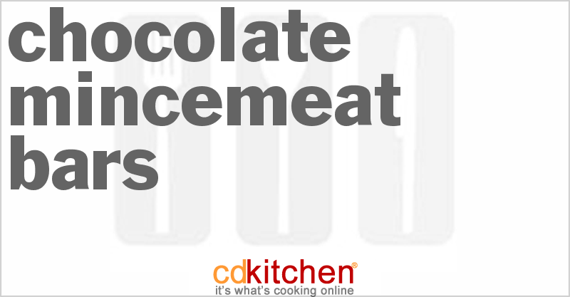 Chocolate Mincemeat Bars - CDKitchen.com