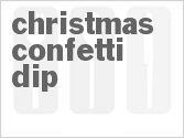 recipe for christmas confetti dip