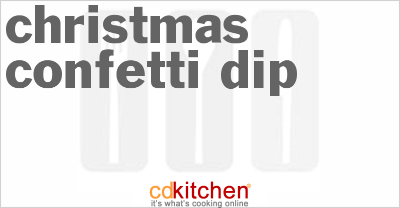 Christmas Confetti Dip - CDKitchen.com