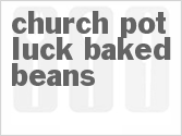 recipe for church pot luck baked beans