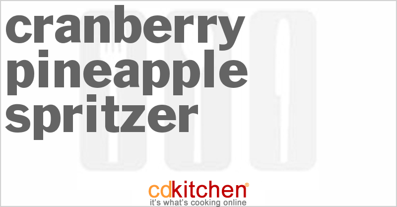 Cranberry Pineapple Spritzer - CDKitchen.com