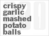 recipe for crispy garlic mashed potato balls