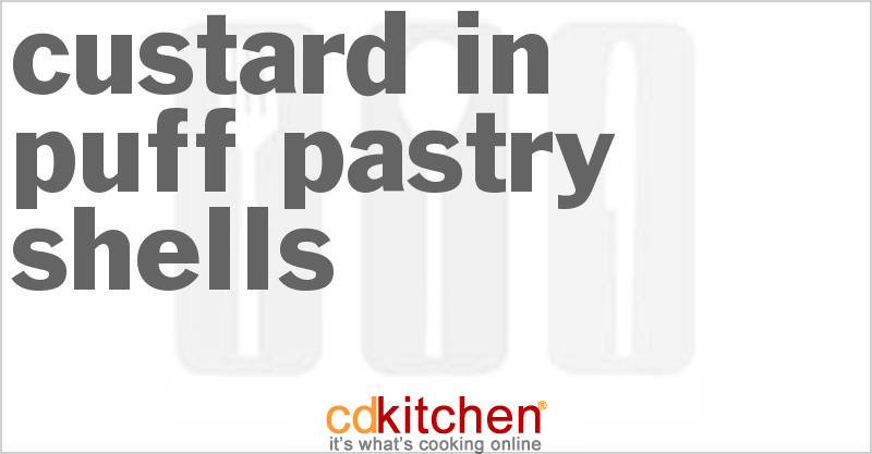 Custard In Puff Pastry Shells - CDKitchen.com