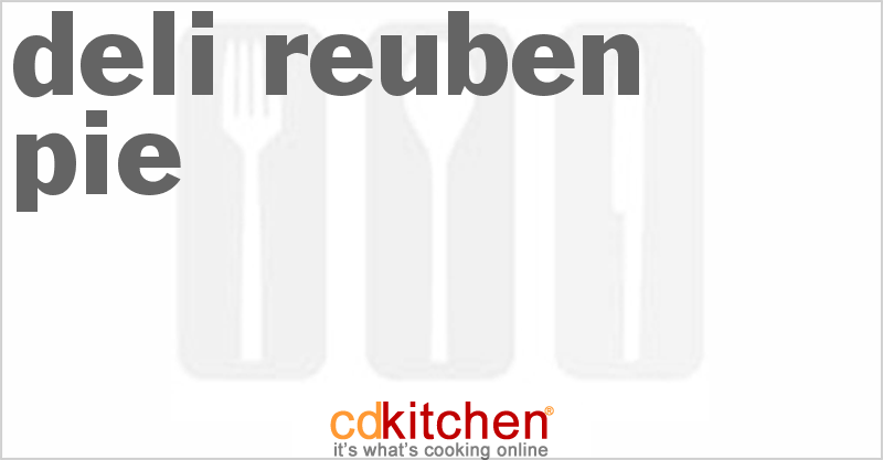 Deli Reuben Pie Recipe | CDKitchen.com