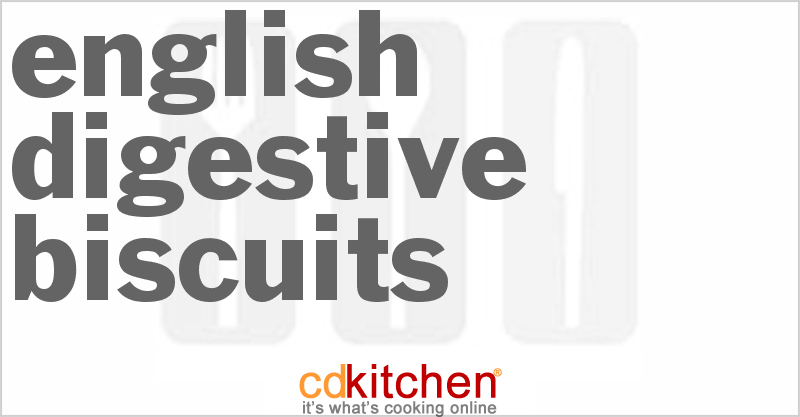 English Digestive Biscuits - CDKitchen.com
