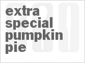 recipe for extra special pumpkin pie