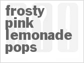 recipe for frosty pink lemonade pops