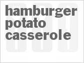 recipe for hamburger potato casserole