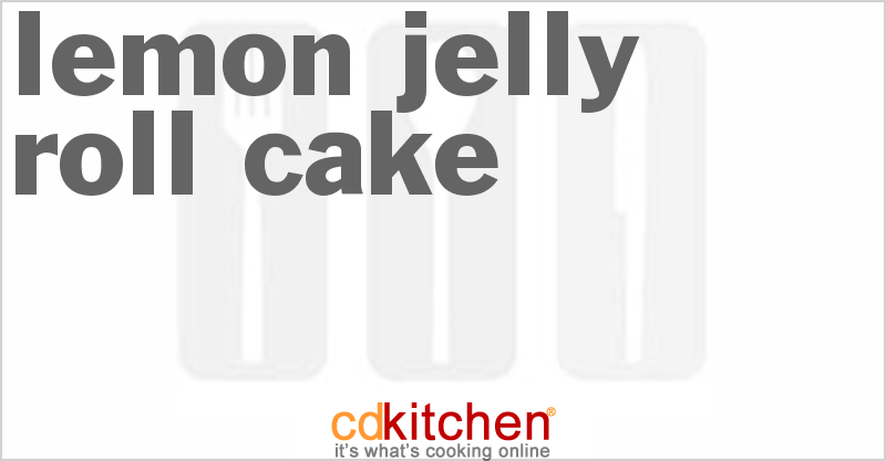 Lemon Jelly Roll Cake - CDKitchen.com