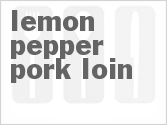 recipe for lemon pepper pork loin