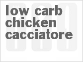 recipe for low carb chicken cacciatore
