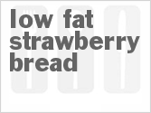 recipe for low fat strawberry bread