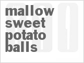 recipe for mallow sweet potato balls