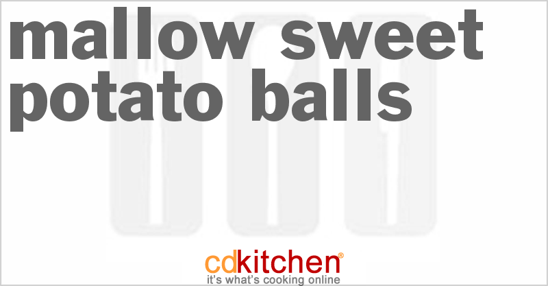 Mallow Sweet Potato Balls - CDKitchen.com