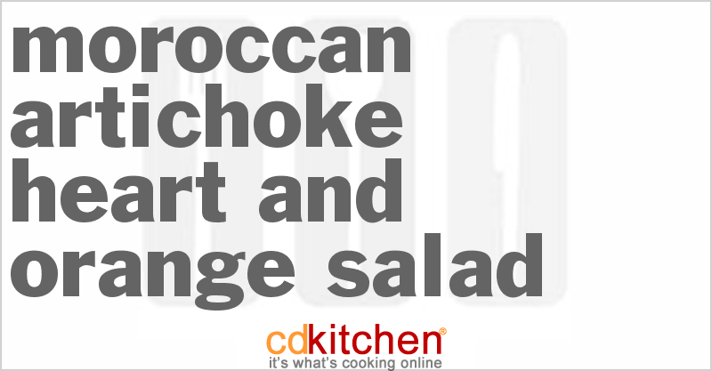Moroccan Artichoke Heart and Orange Salad - CDKitchen.com