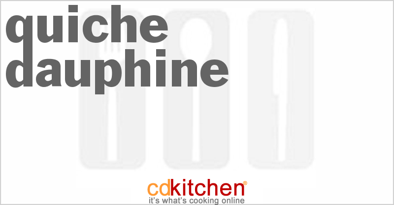 Quiche Dauphine - CDKitchen.com